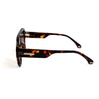 Knox Aviator Sunglasses: Brown Tortoise/Brown