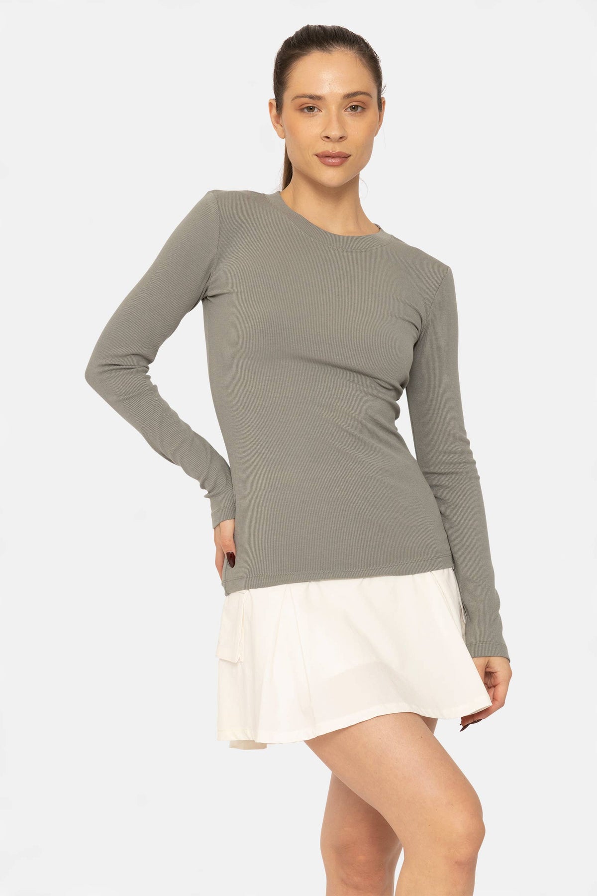 Karissa Long Sleeve Top - Sage