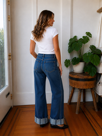 Pleaser High Rise Jeans - Slow Motion