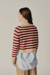 Pugliese Striped Turtleneck