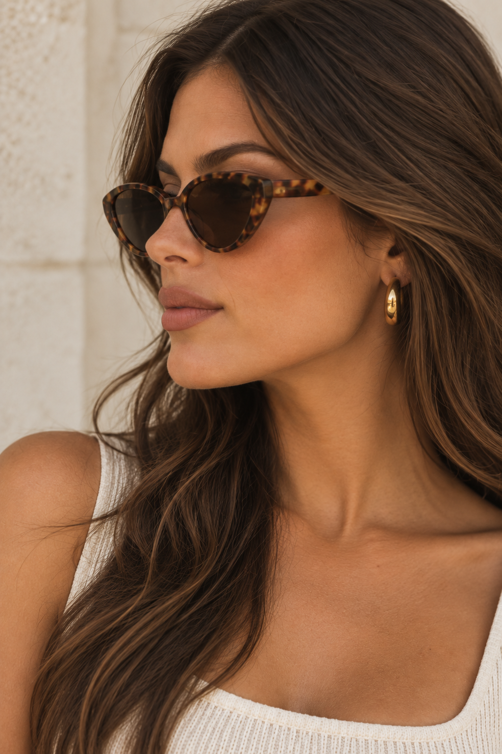 Nouveau Sunglasses - Brown Tortoise
