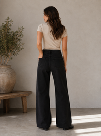 Meg High Rise Jeans - Black