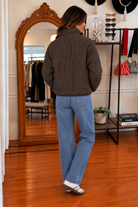 Toby Walnut Quilted Jacket