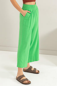 Olivia High Waisted Linen Trousers