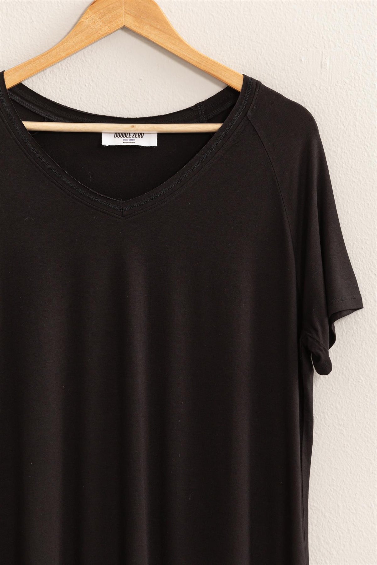 Channie Short Sleeve Top - Black