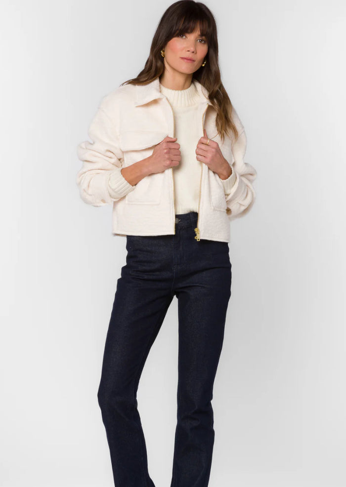 Galinda Boucle Jacket- Ivory