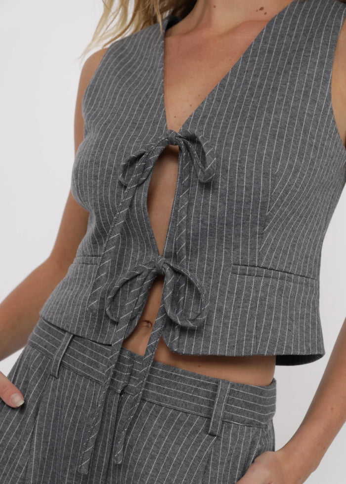 Day to Day Pinstripe Vest