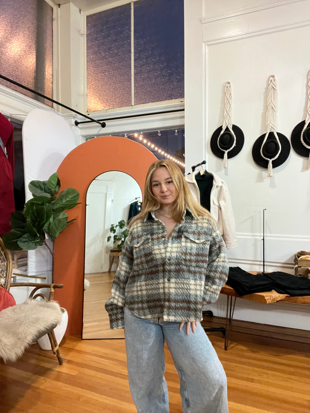 Eloise Plaid Shacket