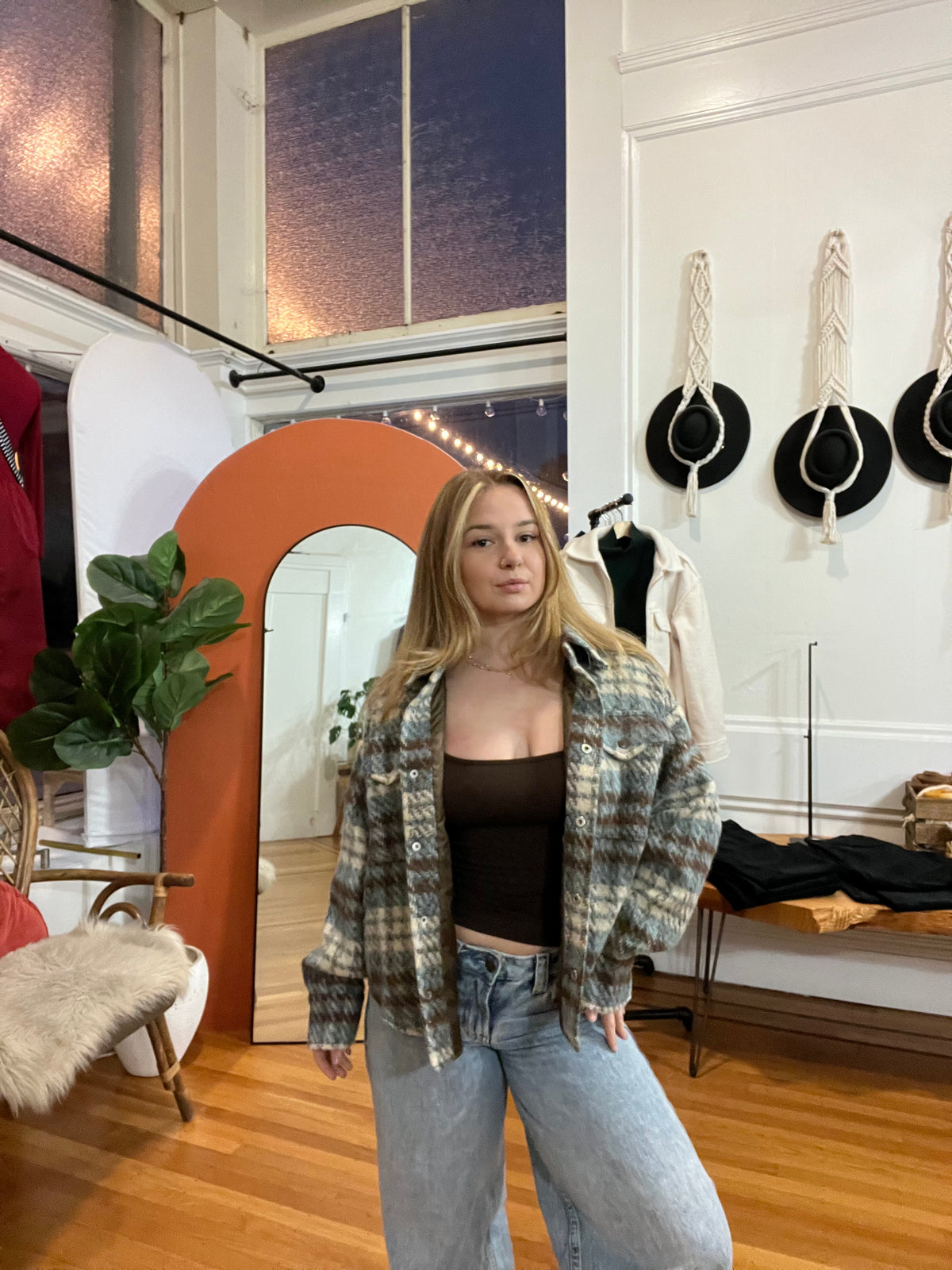 Eloise Plaid Shacket