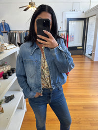 Luna Cropped Denim Jacket