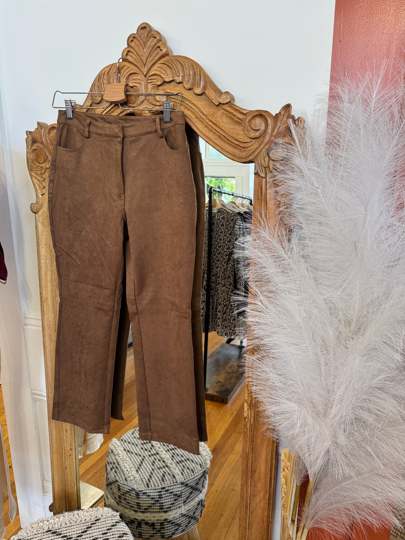 Oliver Faux Suede Pant