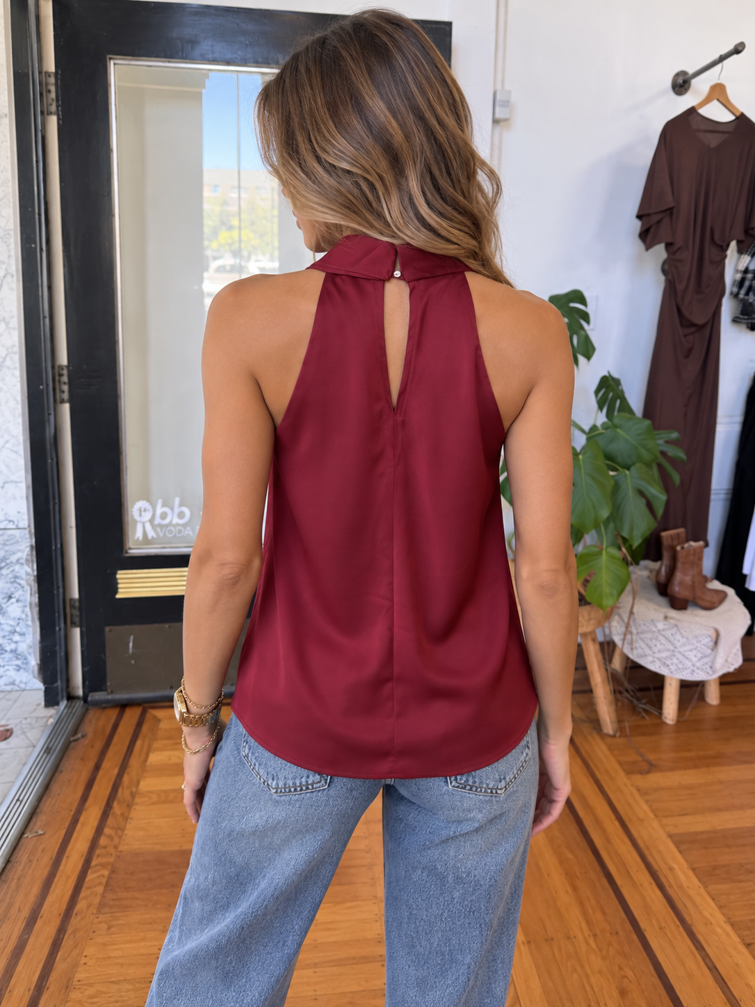 Faith Halter Scarf Top