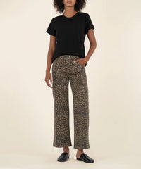 Meg High Rise Wide Leg - Wood