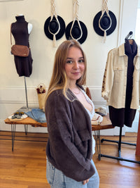 Jana Cardigan - Chocolate