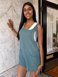 Keela Romper - Aqua