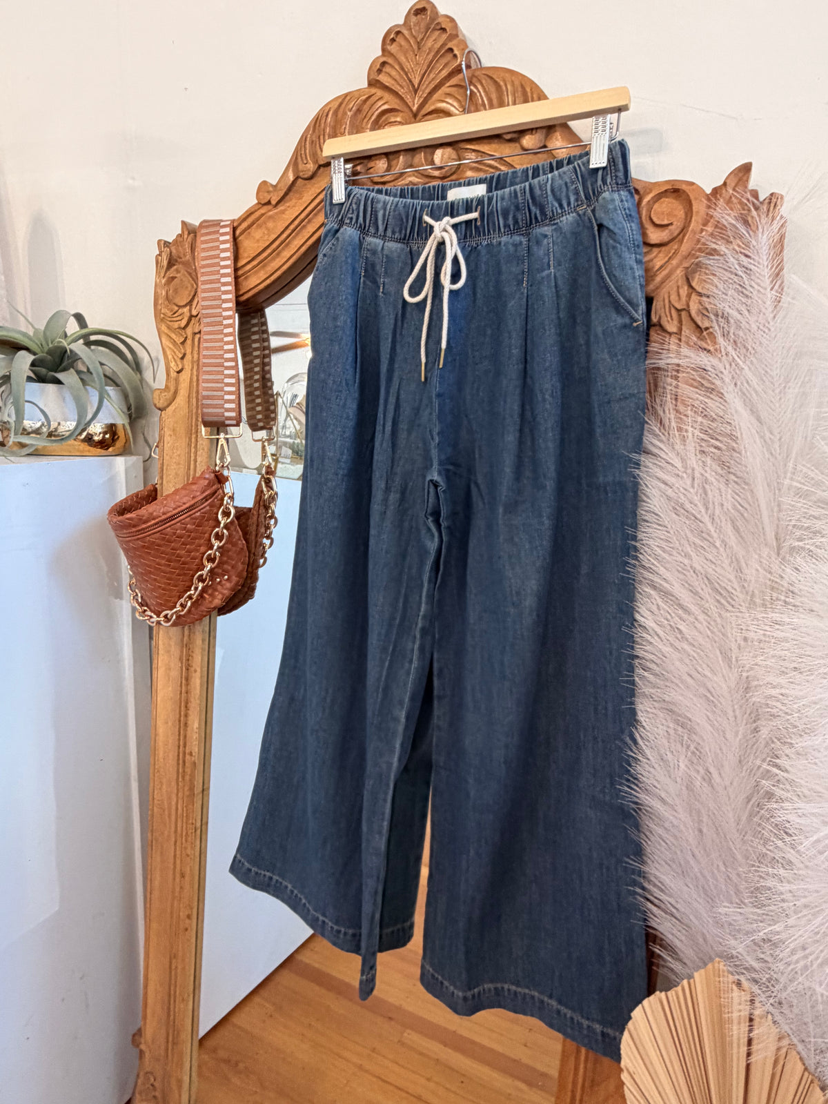 Indigo Wide Leg Pants