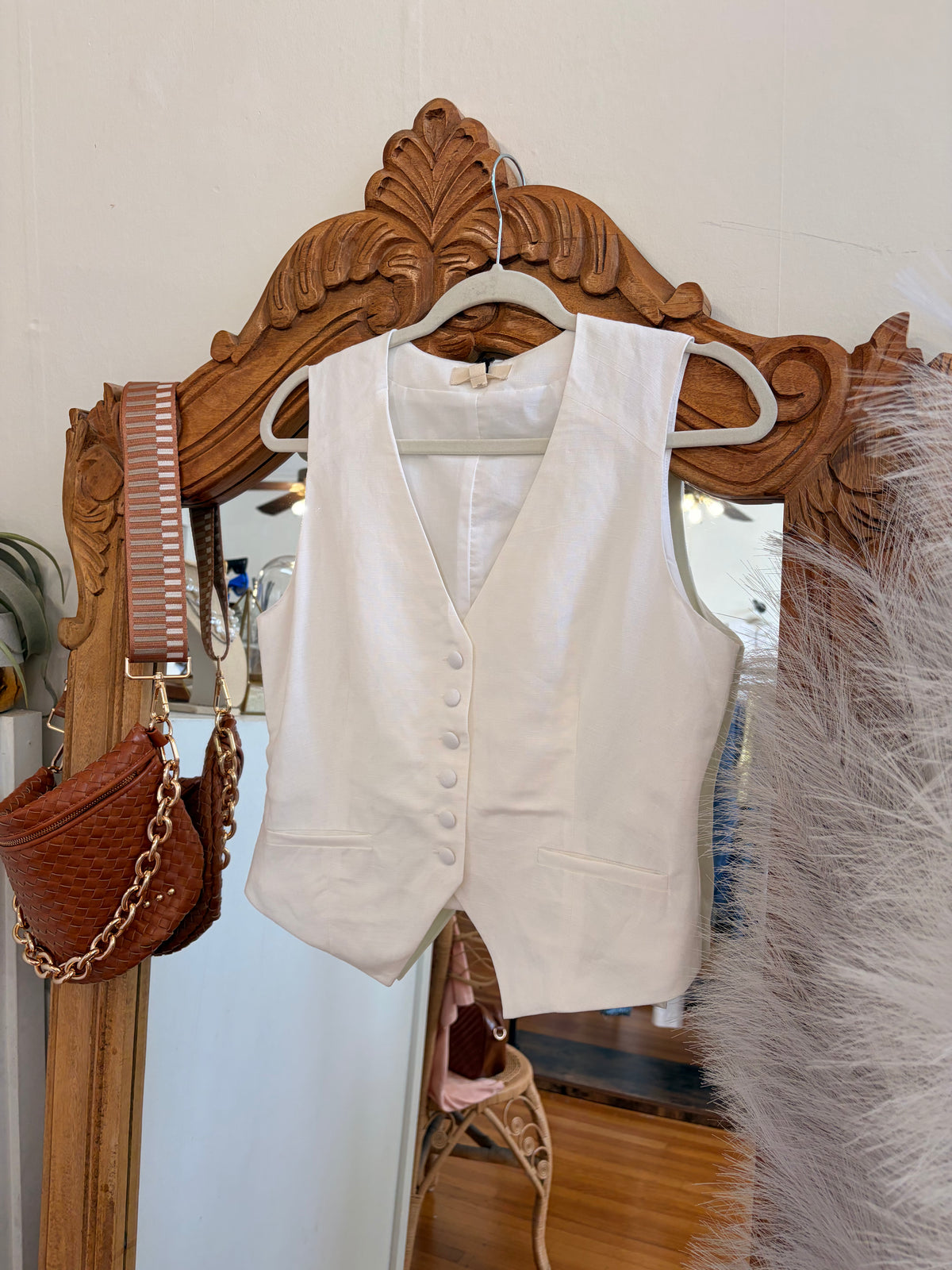 Valentina Vest - White