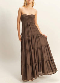 Celine Strapless Maxi Dress