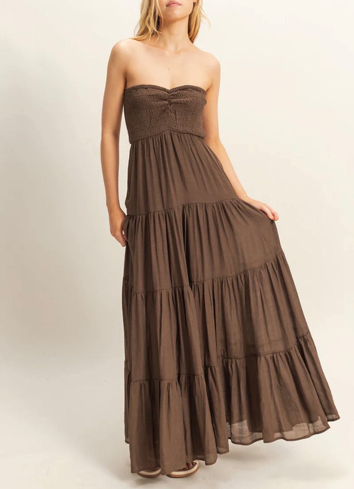 Celine Strapless Maxi Dress