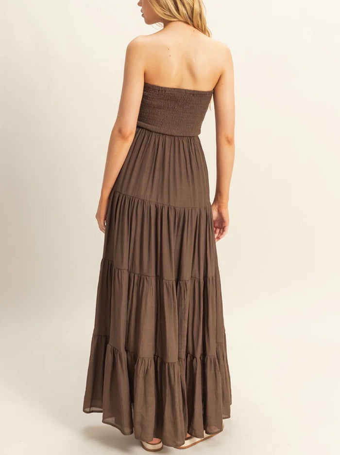 Celine Strapless Maxi Dress