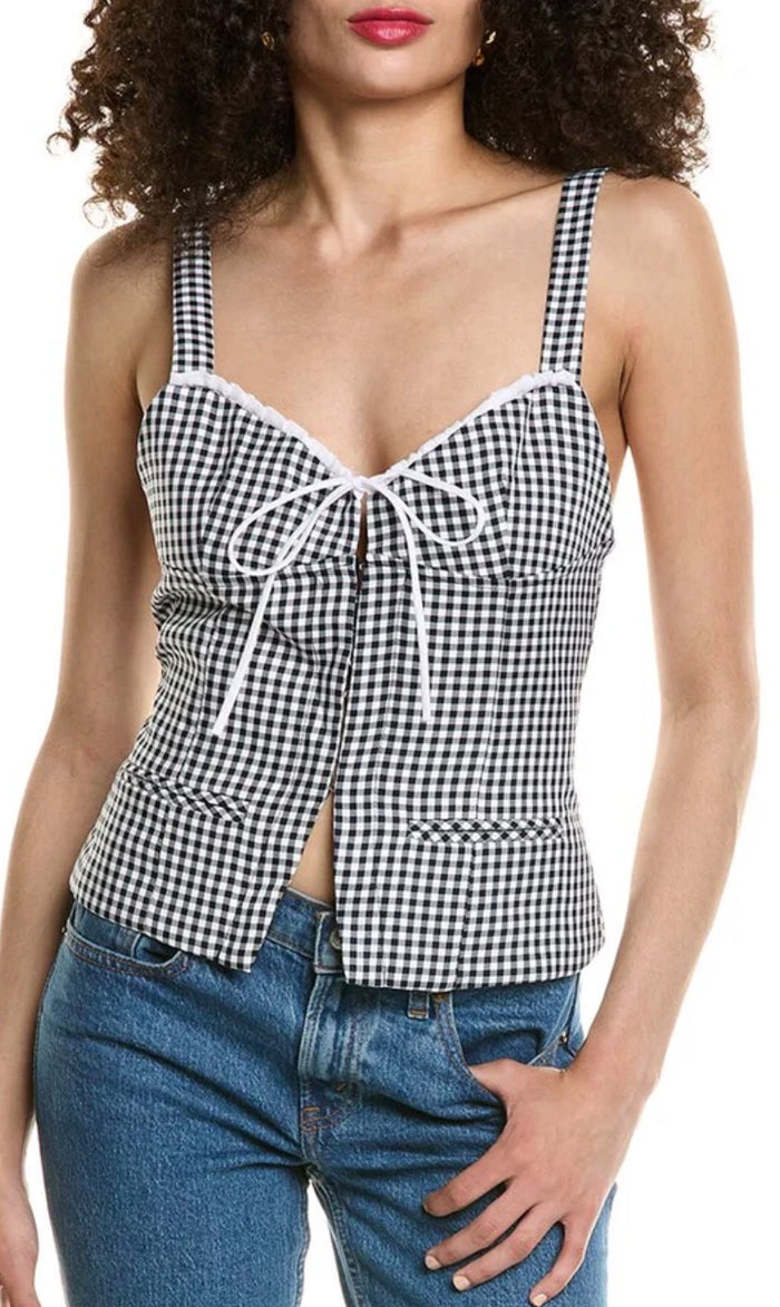 Romy Gingham Tank Top