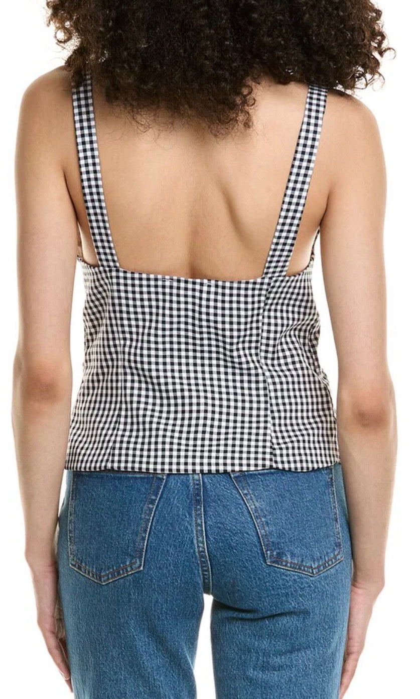 Romy Gingham Tank Top