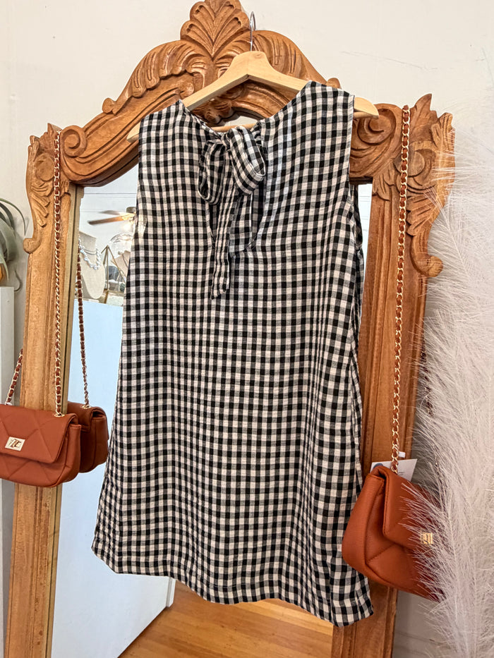 Jordan Gingham Mini Dress