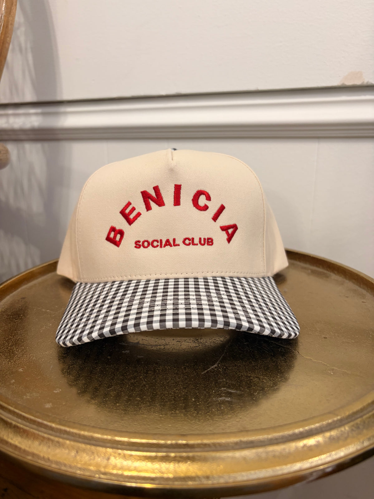 Benicia 4th Of July Hat - Gingham