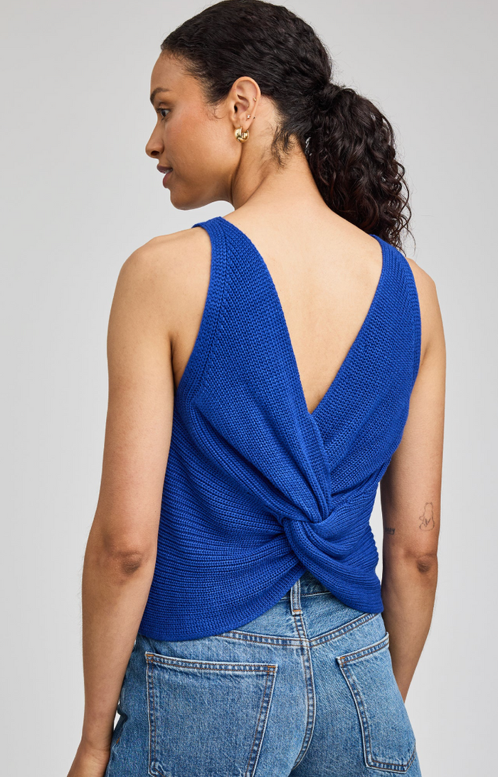 Kelsie knit top - Riviera
