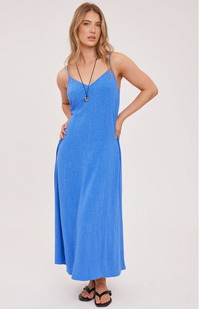 Virgina Linen Dress- Riviera