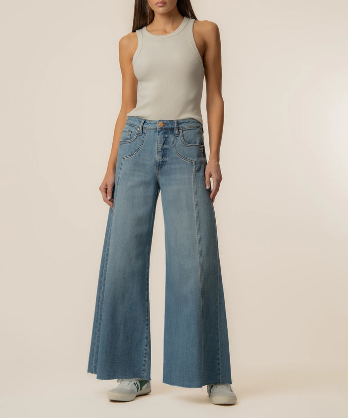 Blake High Rise Super Wide Leg - Wishfulness