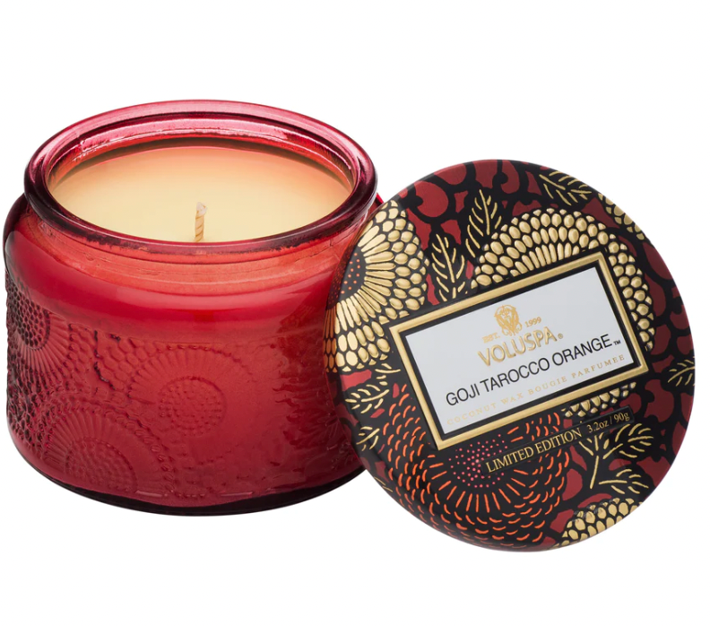 Goji Tarocco Orange Mini Glass Candle