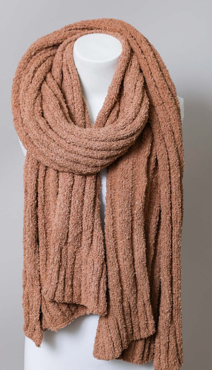 Reverie Boucle Knit Scarf