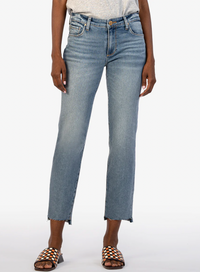 Reese Ankle Straight Jean - Operated Wash