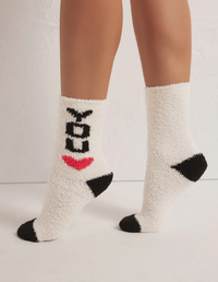 2-Pack Plush Love You Socks