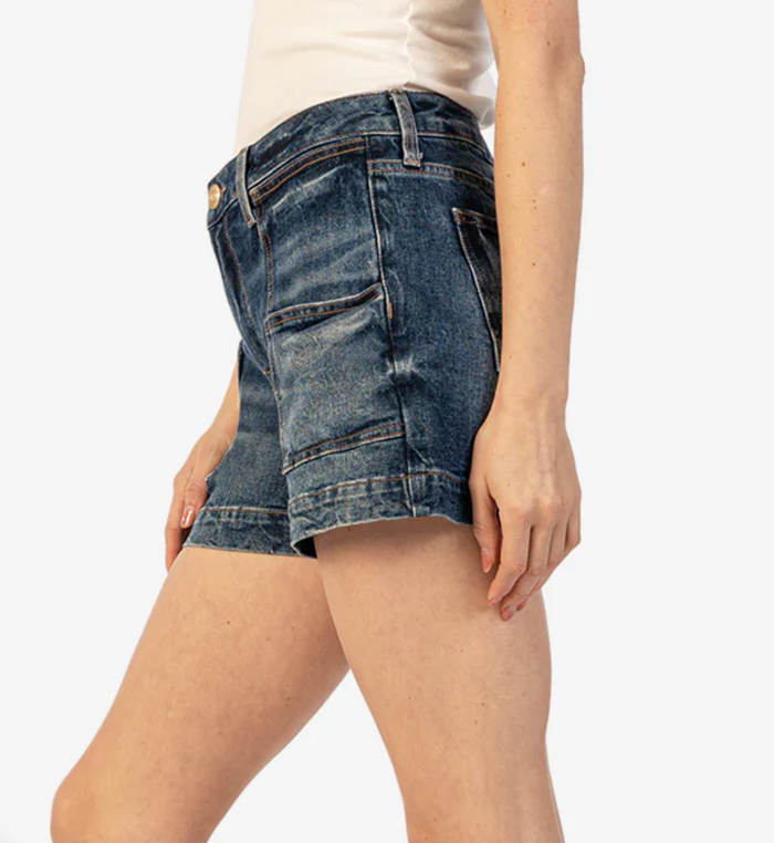 Jane High Rise Short with Patch Pockets
