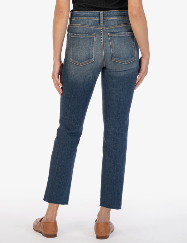 Reese High Rise Ankle Straight Jean - Acquired Wash