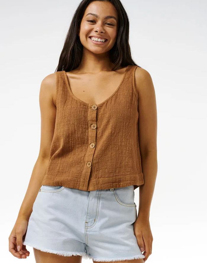 Classic Surf Tank - Brown