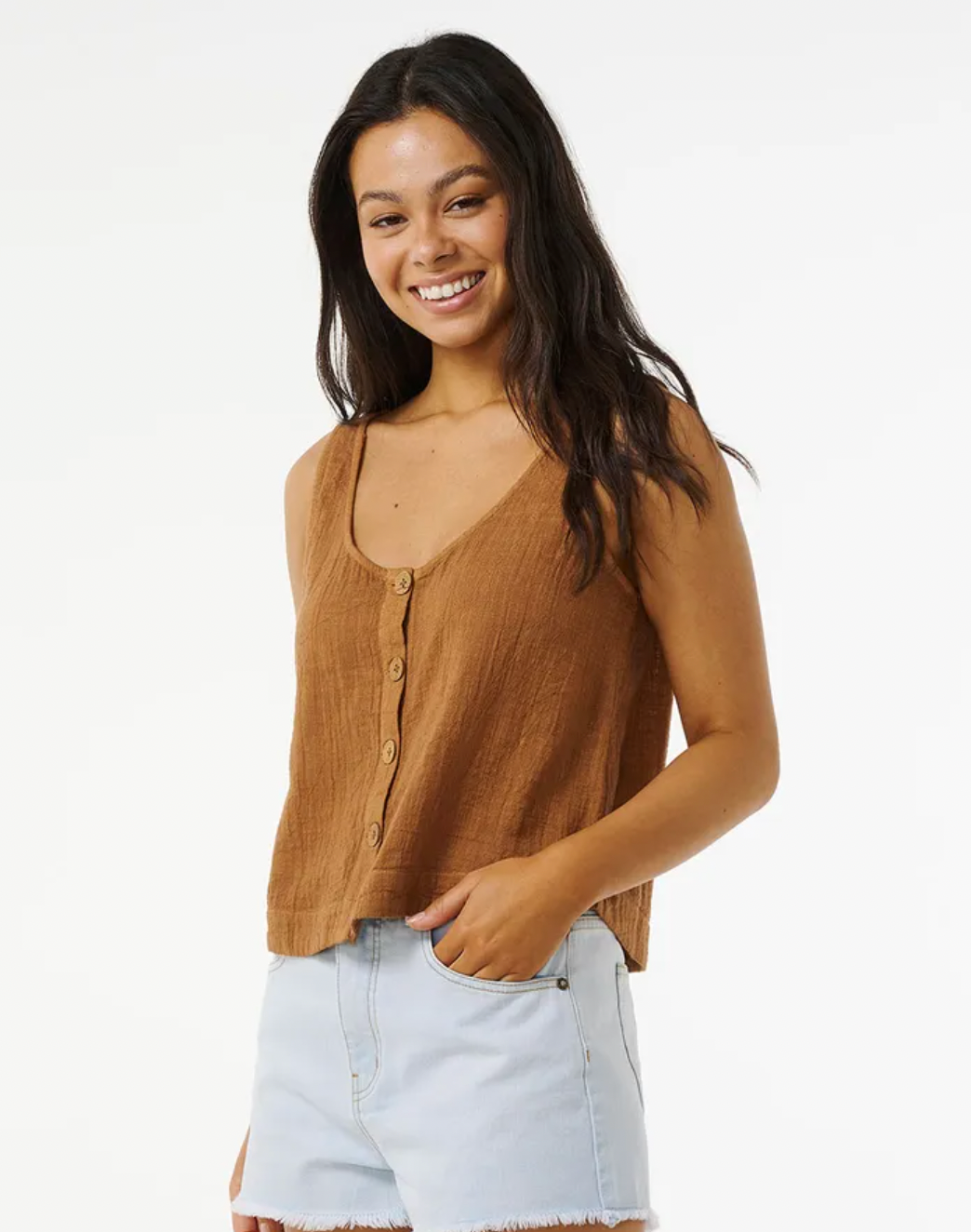 Classic Surf Tank - Brown