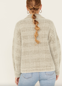 Lola Plaid Sweater Jacket