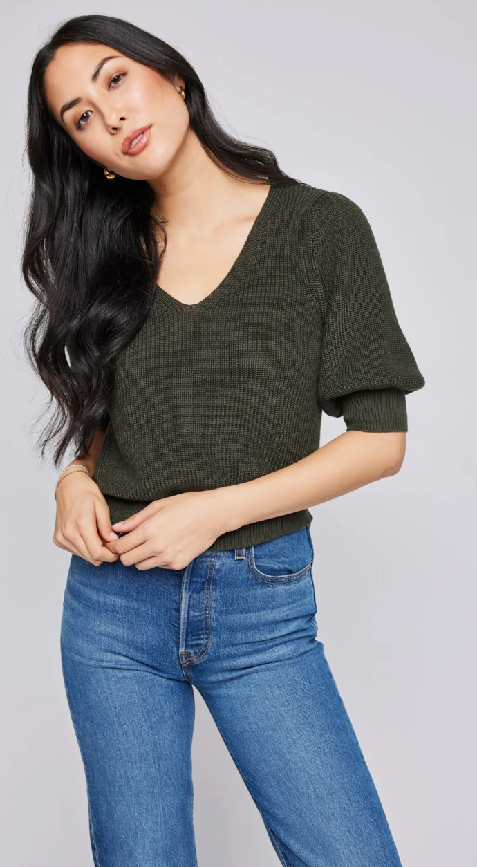 Phoebe Pullover Sweater - Olive