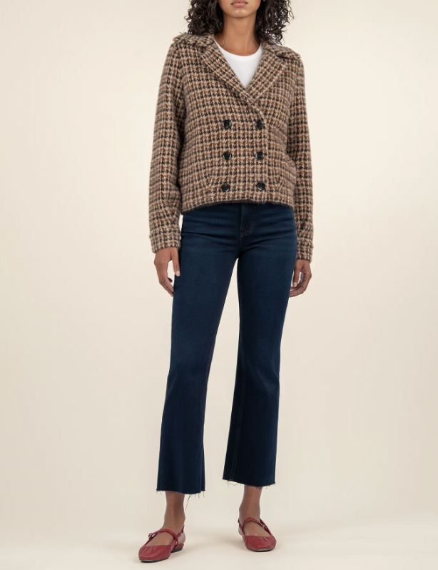 Aaliyah Houndstooth Jacket