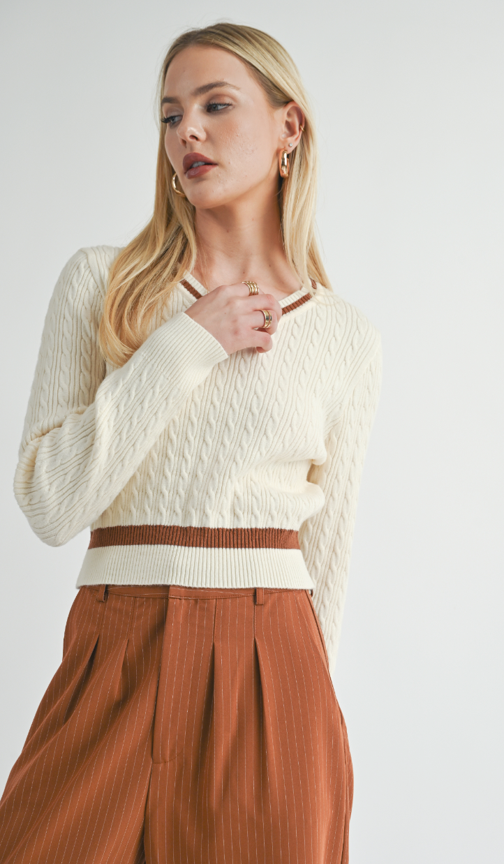 Lois Cable Sweater