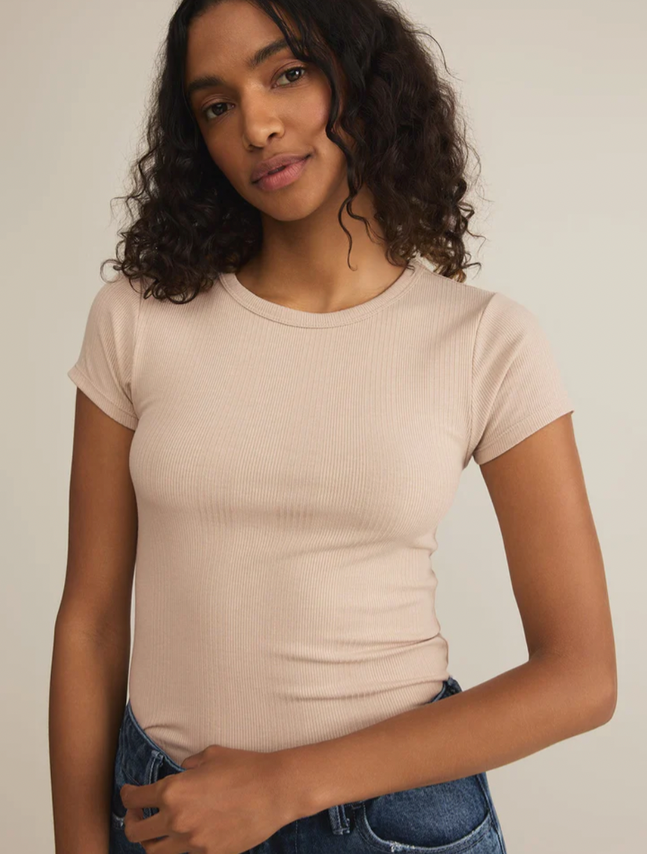 Avery Fitted Rib Tee