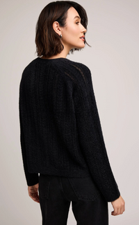 Cornelia Crewneck Sweater- Black