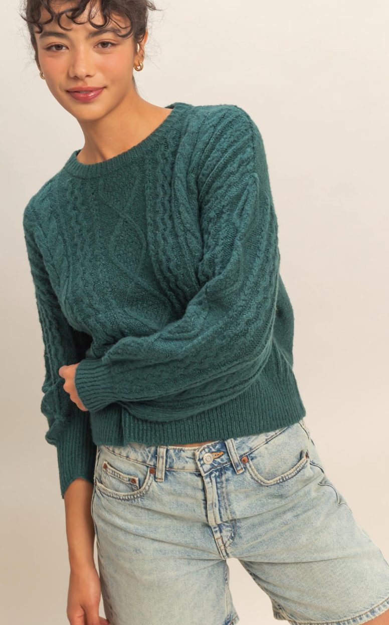 Sheri Cable Knit Sweater