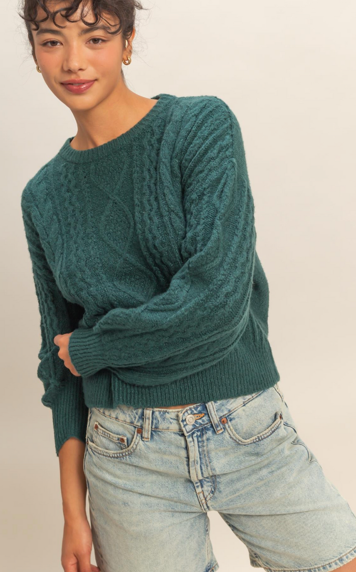 Sheri Cable Knit Sweater