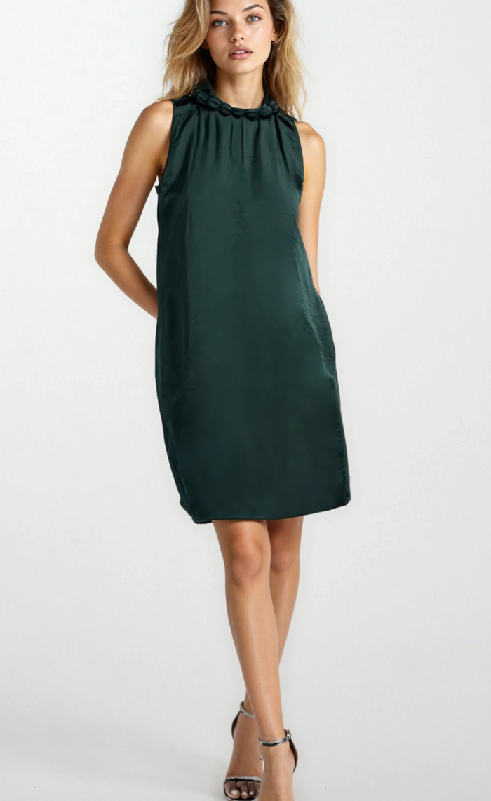 Parker Mini Shift Dress - Green
