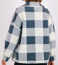 Lola Buffalo Plaid Sweater Jacket