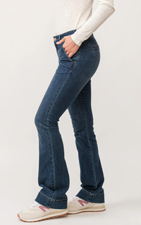 Jaxtyn Mid Rise Wide Hem Bootcut